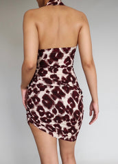 Asymmetric Floral Dress