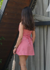 Cherry Gingham Dress