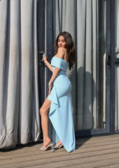 Kate Thigh Slit Dress