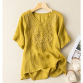 Pure Cotton Embroidered Comfortable Top