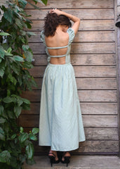 Pine Backless Dress
