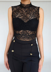 Lace Net Top