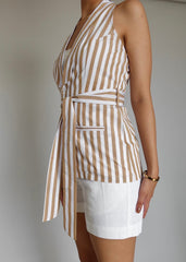 Delilah Belted Blazer Vest