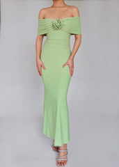 Clio Off Shoulder Long Dress