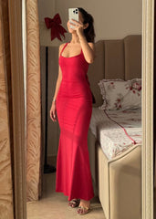 Opera Bow Backless Dress