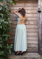 Pine Backless Dress