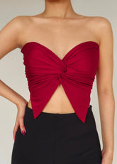 Twist Front Tube Top