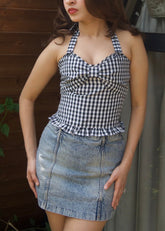 Country Gingham Top