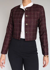 Cherry Tweed Jacket
