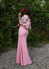 Roos Bow Long Dress