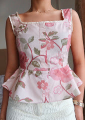Rosy Blossom Top