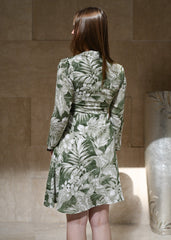 Tropical A-line Dress