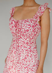 Floral Bustier Dress