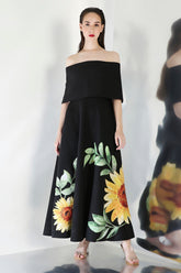 Olive dress embodies elegance