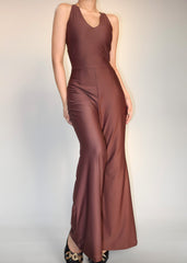 Choco Brown Jumpsuit