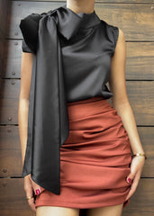 Satin Bow Top