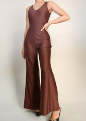 Choco Brown Jumpsuit