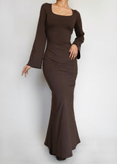 Brunette Fall Dress