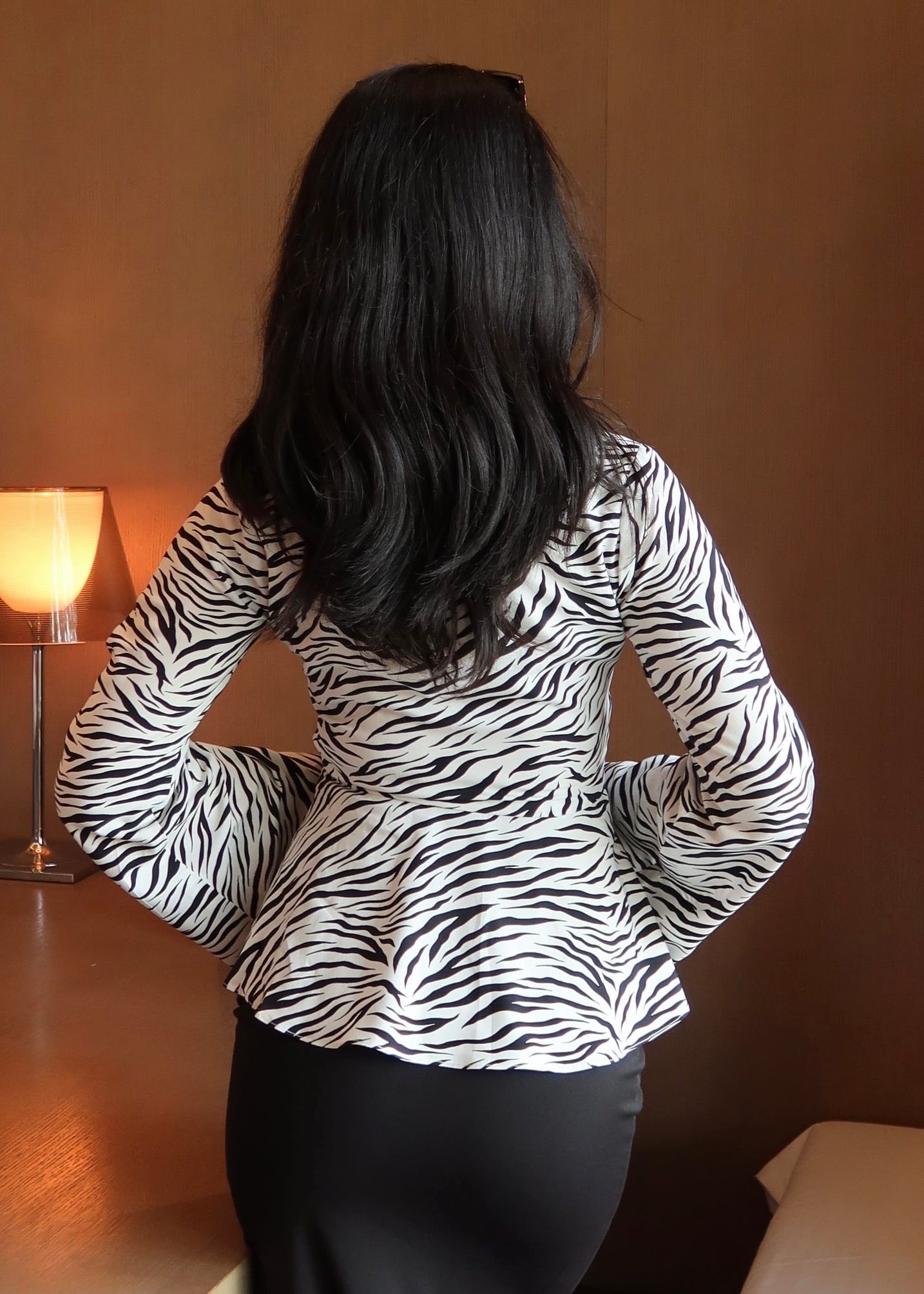 Zebra Print Blouse