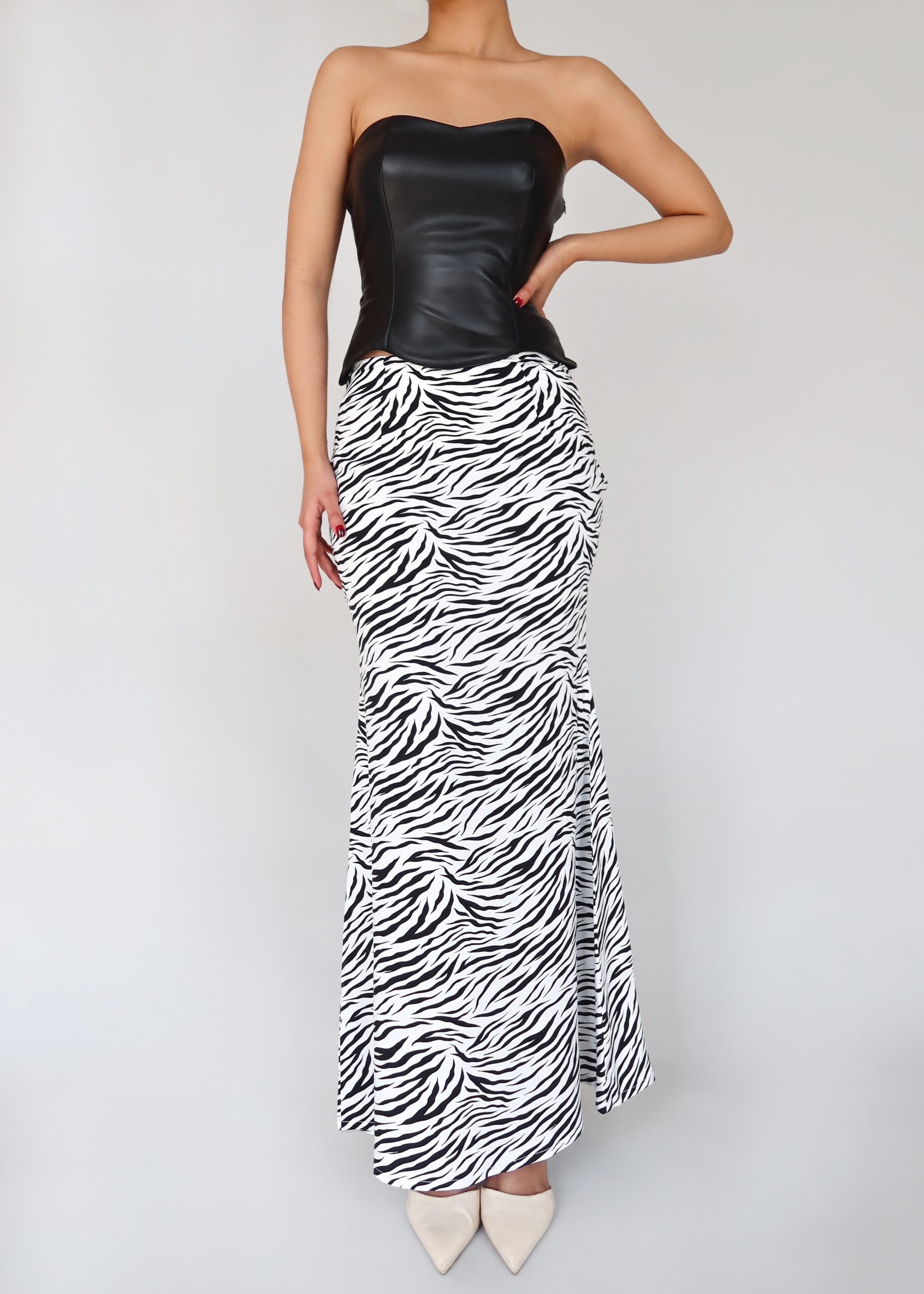 Agnes PU Leather Top
