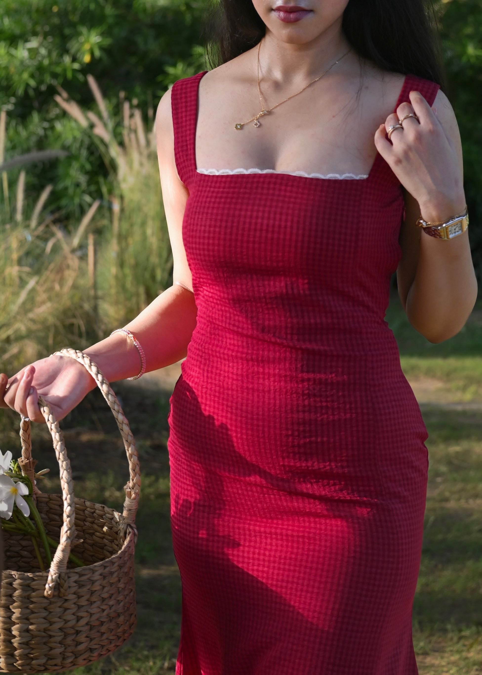 Checkered Vintage Dress
