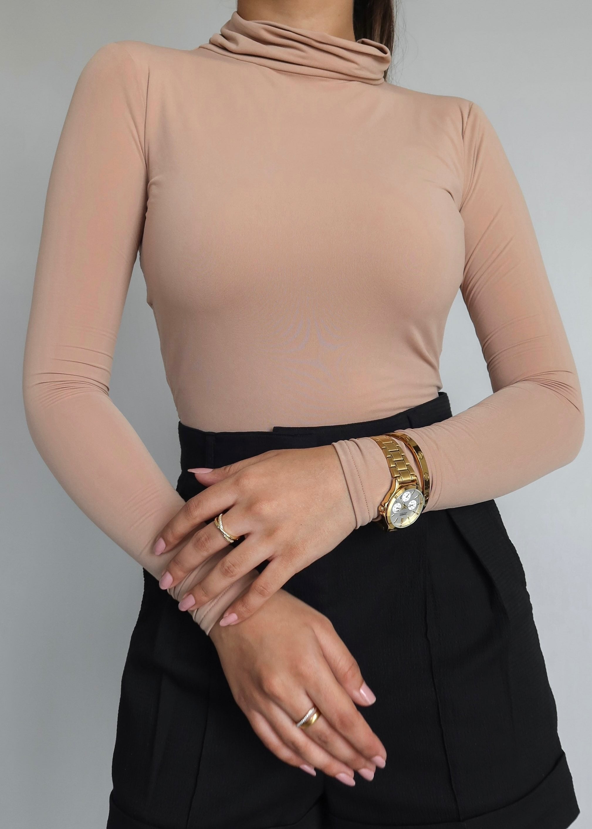 Turtle Neck Full Sleeves Top