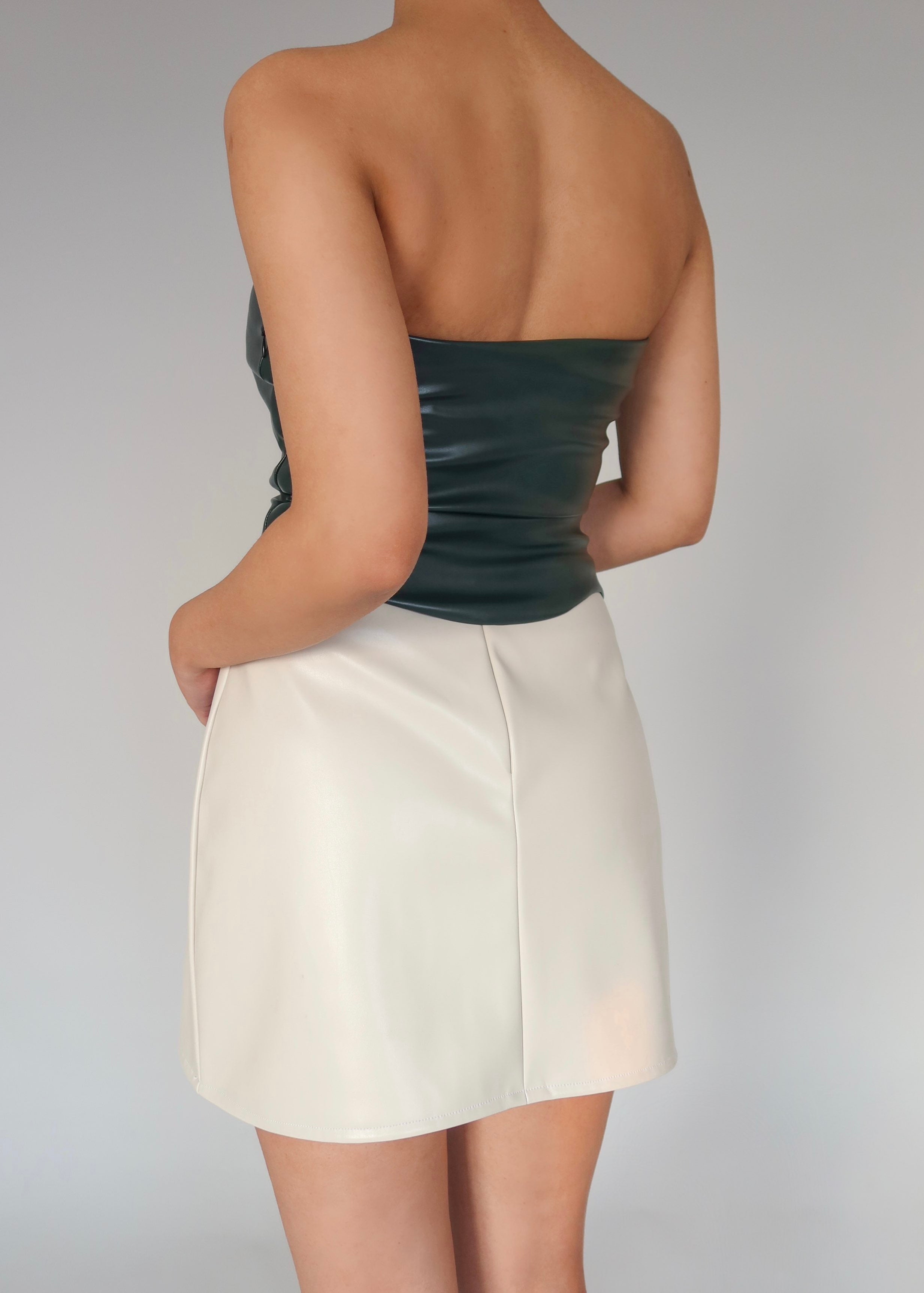 Agnes PU Leather Top