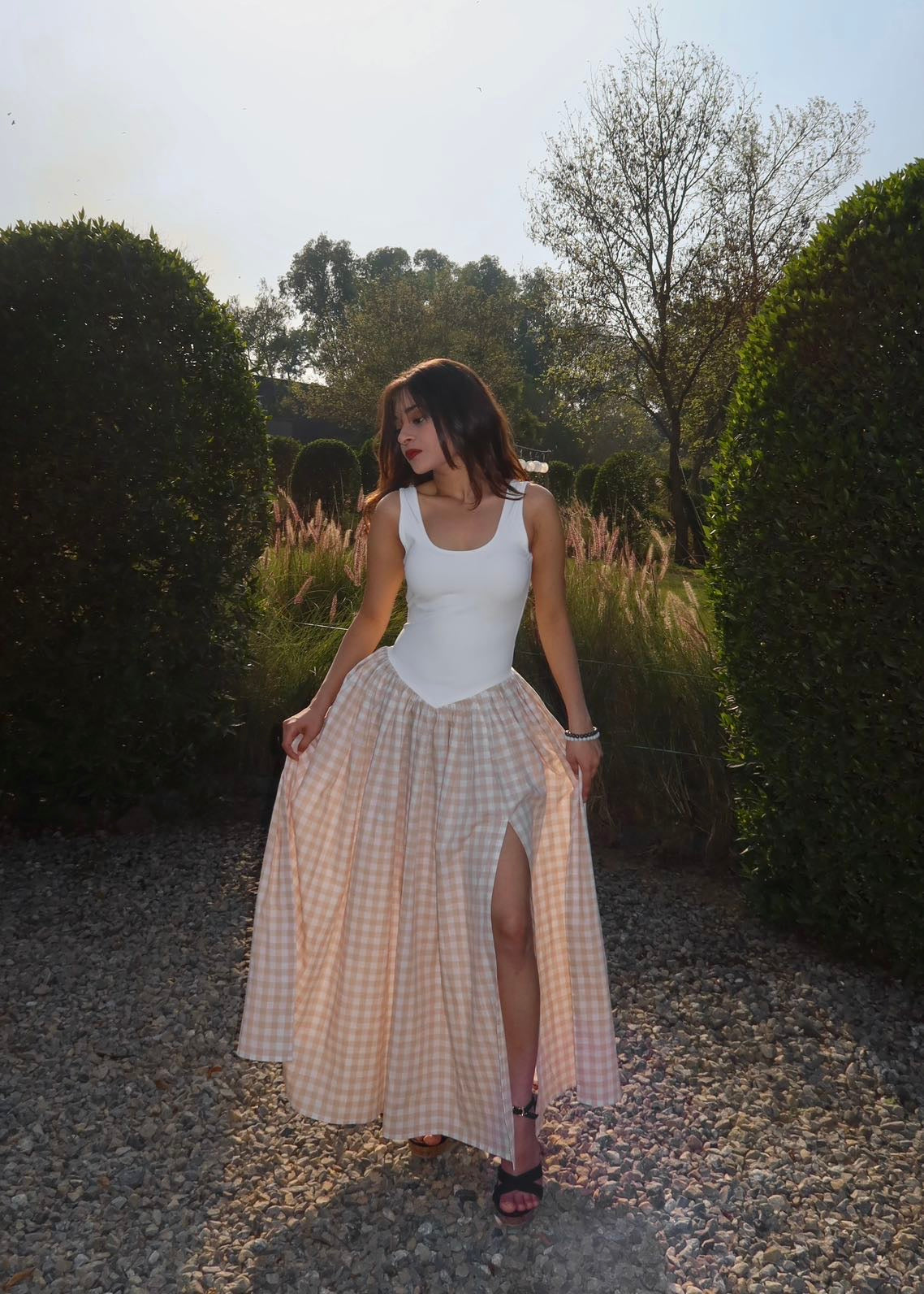Willow Checkered Dress