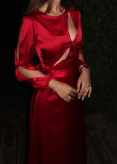Cynthia Satin Dress