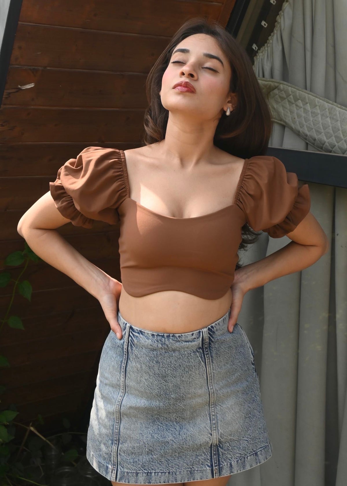 Pearl Puff Top
