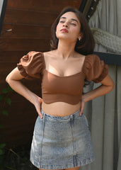 Pearl Puff Top