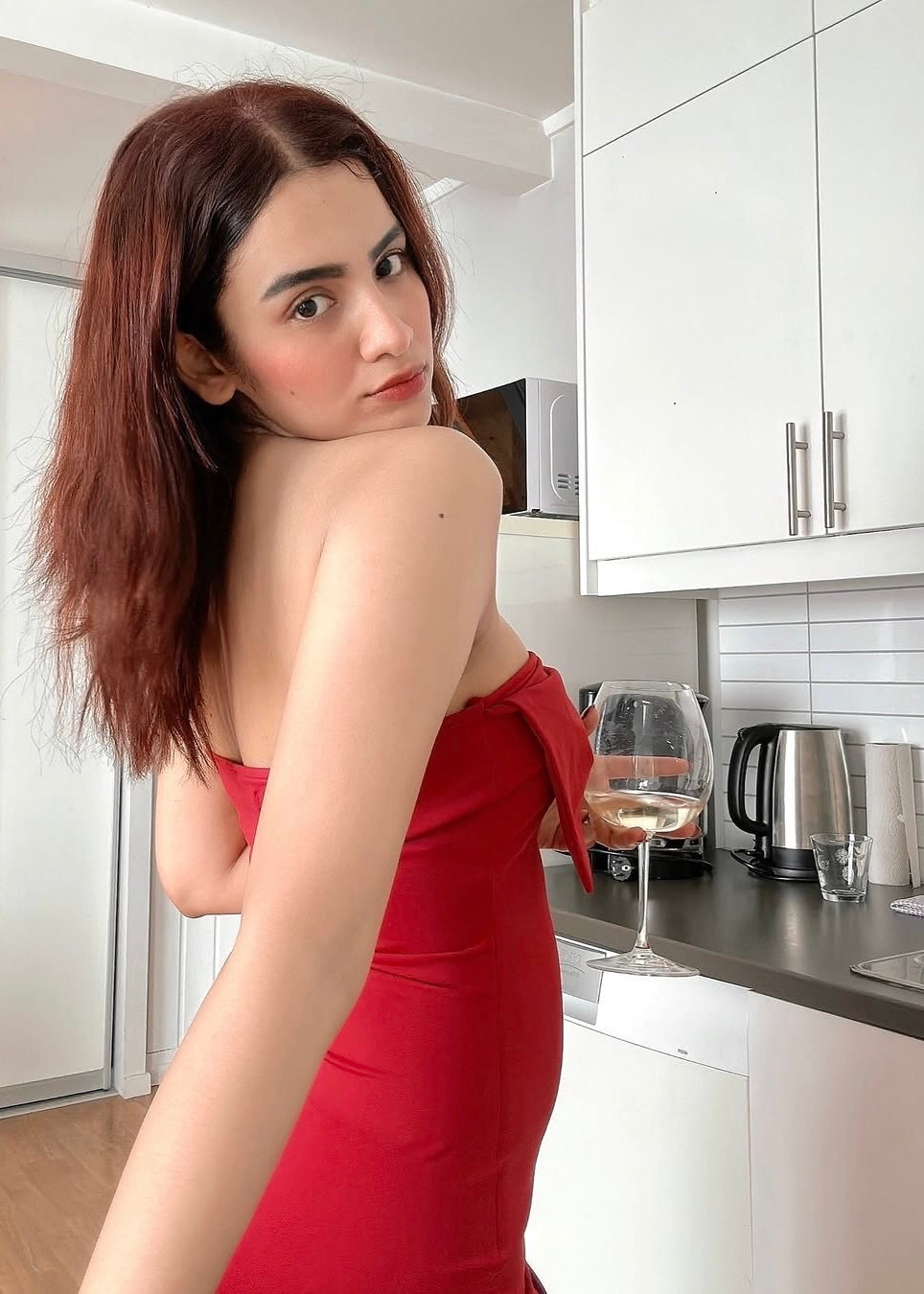 Brietta Bow Slit Dress
