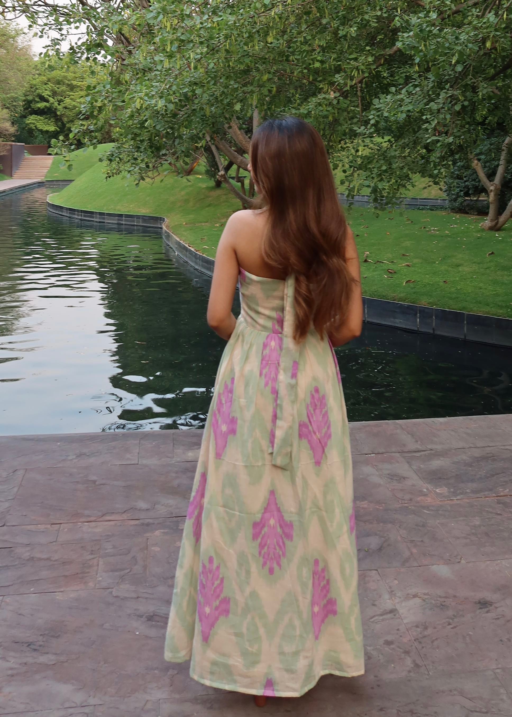 Ellie Vintage Long Dress