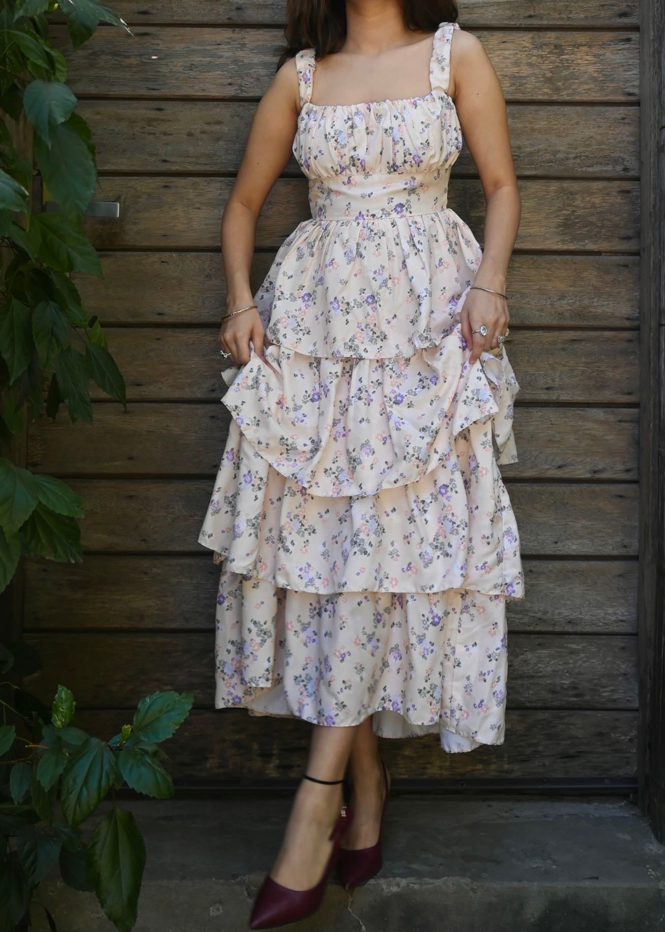 Floral Ruffle Dress