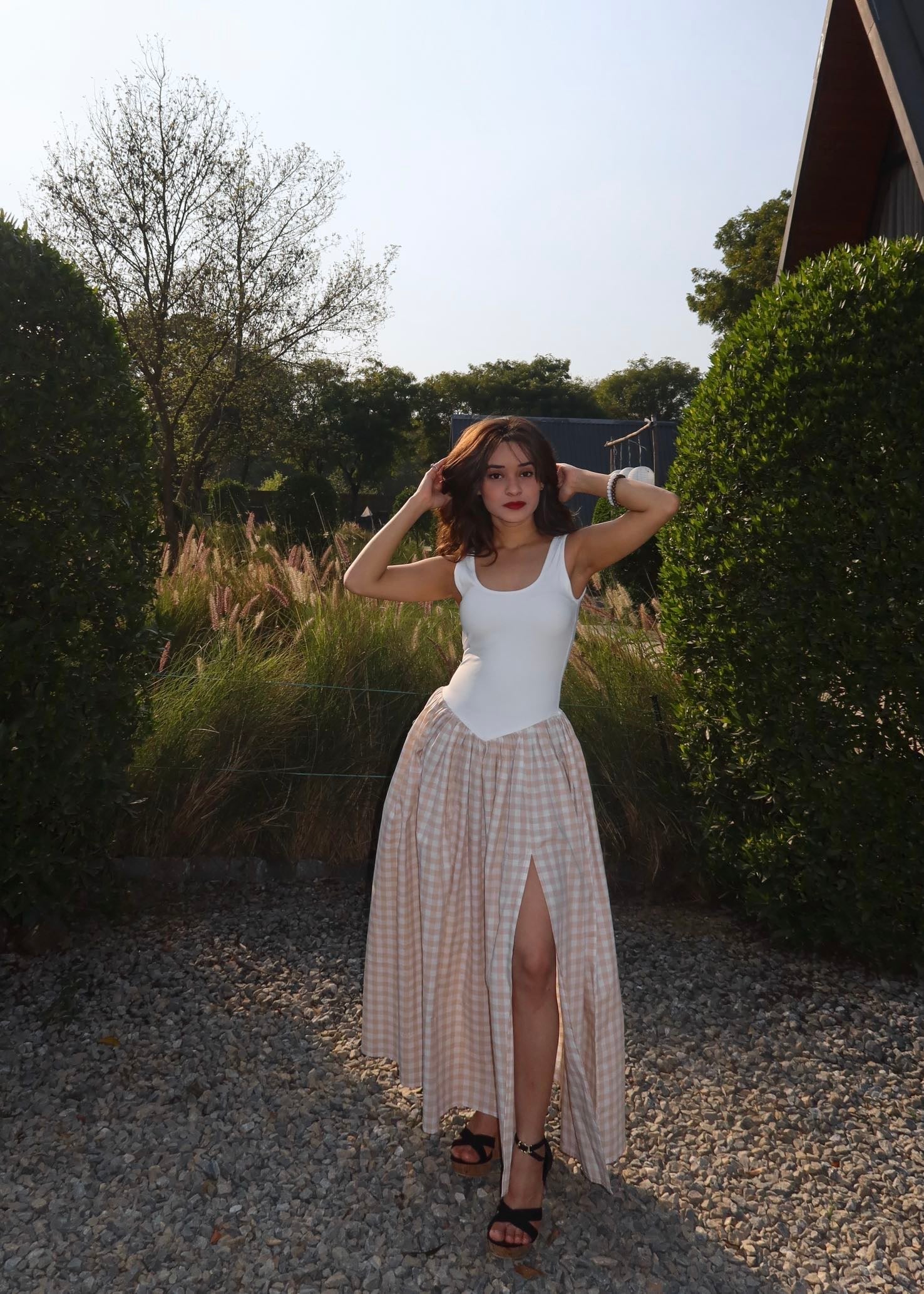 Willow Checkered Dress