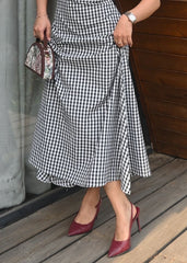 Retro Gingham Dress
