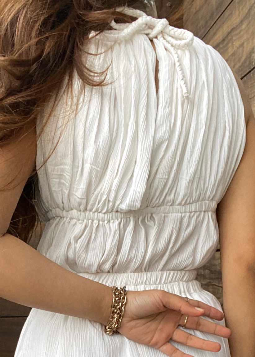 Greek Crinkle Top