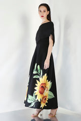 Olive dress embodies elegance