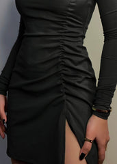 Brucie Asymmetric Dress