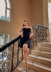 Gloria Black Dress