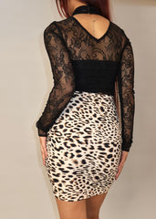 Leopard Bodycon Skirt