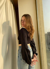Chic Bustier Blouse