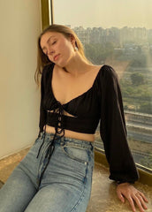 Chic Bustier Blouse